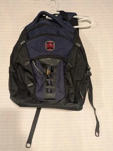 Swiss Gear Wenger Granite 16 " Laptop Backpack w/Tablet Pocket - Blue/Black - Picture 1 of 13
