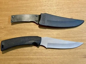 Cuchillo de hoja fija y funda dura Buck 470 C Mentor EE. UU. - Imagen 1 de 24