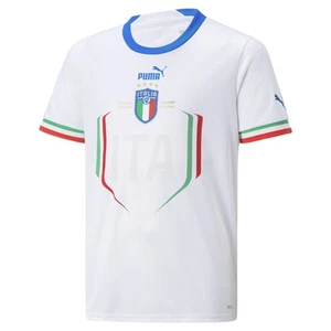 PUMA Italy Away 2223 Replica Crew Neck Short Sleeve Soccer Jersey Youth Boys Siz - Picture 1 of 2