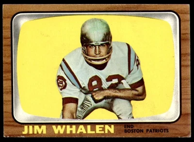 1966 Topps #14 Jim Whalen Excellent+ Patriots          ID:244675 - Image 1 of 2