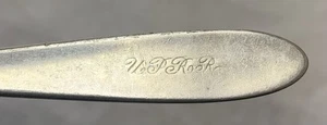 Vintage International Silber UPRR Union Pacific Railroad Eisteelöffel 8" - Bild 1 von 5
