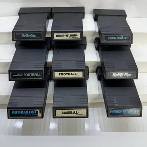 Atari 2600 M Network Game 1982 Lot Of 9 Games - Tested/Working - Picture 1 of 5