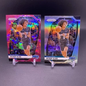 Pink Ice & Silver Holo! 🚨2024-25 Panini Prizm Anthony Black Orlando Magic #219 - Picture 1 of 4