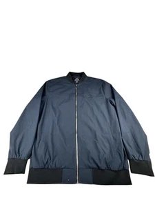 Outdoor Jacket “Always Striving For Excellence” 100% Polyester Blue Size Large - Picture 1 of 14