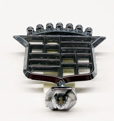 Cadillac Esqueleto Capucha Ornamento Emblema De Colección 1974-76 Cadillac DeVILLE Foto 1 de 4