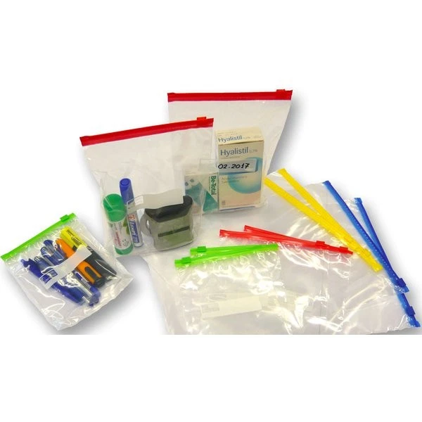 buste-trasparenti-con-chiusura-a-cerniera-viva-giallo-200x250-mm-30-mm-3520-conf - Immagine 1 di 1