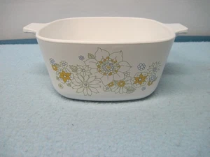 Corning Ware Floral Bouquet Yellow Flowers P-1 3/4-B No lid - Picture 1 of 7