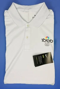 *NUEVO* Polo Nike Dri-Fit 2020 Juegos Olímpicos de Tokio para hombre gris ajuste estándar; M - Imagen 1 de 9