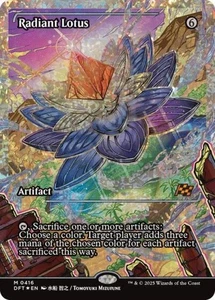 Radiant Lotus (Showcase) (Fracture Foil) - Foil Near Mint MTG Aetherdrift - Bild 1 von 1
