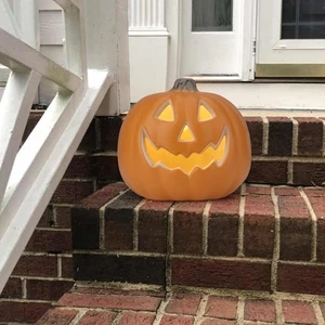 Jack-o'-Lantern - Halloween Leucht Kürbis Laterne mit ETL zertifizierter Kordel... - Bild 1 von 8