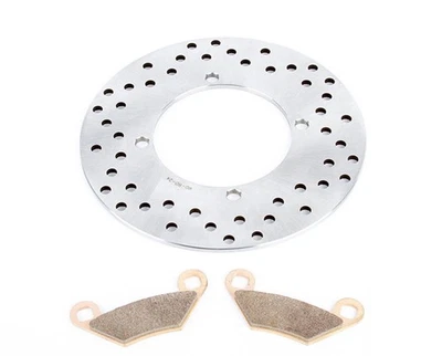 Rotor de freno trasero Polaris Sportsman 800 EFI 2010-2014 y pastillas de freno de servicio severo Foto 1 de 2