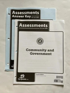 BJU Presse - Heritage Studies 2 Assessments 4. Auflage - Gemeinderegierung - Bild 1 von 10