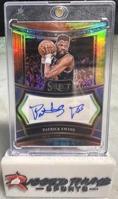 PATRICK EWING AUTO 2024 PANINI SELECT SIG TIE-DYE PRIZM #SIGEWG/25 KNICKS HOF Foto 1 de 2