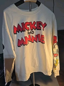 Sudadera Disney Vintage Mickey Mouse y Minnie Mouse Para Mujer Talla L - Imagen 1 de 10