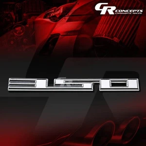 3M TAPE ON AUTO BODY METAL EMBLEM LOGO TRIM BADGE POLISHED CHROME GM SBC 350 5.7 - Picture 1 of 2
