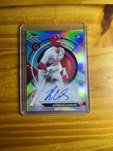 Kody Clemens 2023 Topps Finest Refractor RC Auto  - Picture 1 of 2
