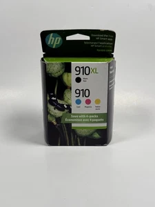 Wkład atramentowy HP 910XL/910 4-pak – czarny, błękitny, purpurowy, żółty – exp 11/2026 - Zdjęcie 1 z 3