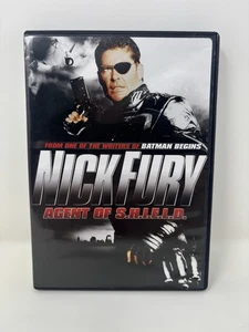 Nick Fury Agent of S.H.I.E.L.D. 1998 DVD 20th Century Fox Hasselhoff! - Tested - Imagen 1 de 4