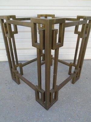 Art Deco Table Coffee Side Center Greek Key Hollywood Regency Mastercraft STY - Image 1 of 4