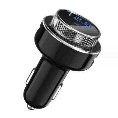 Wireless Transmitter Car FM Bluetooth Modulator MP3 Player Dual USB Fast Charger - Image 1 of 4