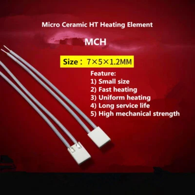 Micro Ceramic Heating Element MCH,Size:7x5x1.2mm for Laser Optoelectronic Device - Image 1 of 3