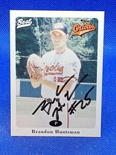AUTOGRAPH AUTO 1996 Best Bluefield Orioles #16 Brandon Huntsman