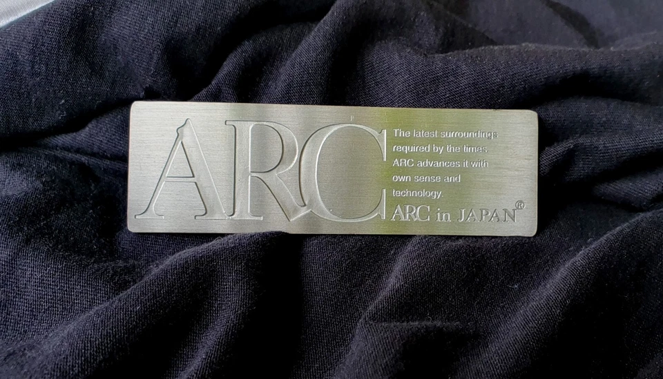 ARC EMBLEMA CRACHÁ ETIQUETA RARA JDM HONDA CIVIC INTEGRA CRX TIPO R DC2 DC5 EK9 EG6 EF - Imagem 1 de 4