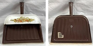 Vintage Metal Spice Of Life Brown Dust Pan Ballonoff Cleveland USA Veggies - Picture 1 of 4