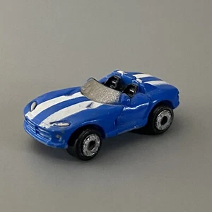 Vintage LGT 1994 Micro Machine Dodge Viper Cabrio in blau mit weißen Streifen A1 - Bild 1 von 9