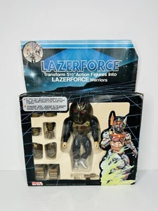 Vintage Lazerforce Warriors Transform Action Figure 1985 Sungold MOTU KO In Box - Picture 1 of 19