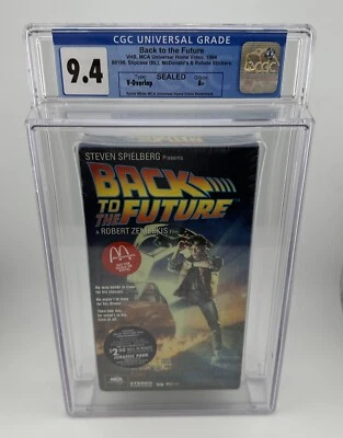 Back to the Future (1994) VHS - New Sealed Watermark Graded CGC 9.4 A+ - Image 1 of 4