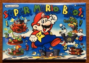 Super Mario Bros. Flipper Kühlschrankmagnet - Bild 1 von 2
