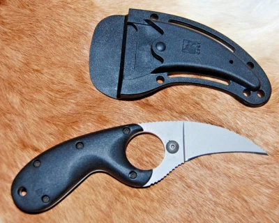 CRKT Kommer Bear Claw 2500 Karambit Knife w/ Sheath - Taiwan - Image 1 of 4