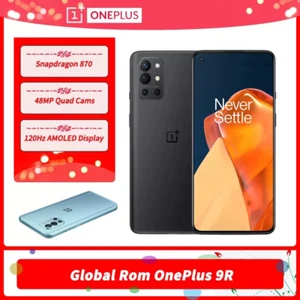 Unlocked OnePlus 9R 128/256GB 8/12GB RAM 6.55" 48+16+5MP Camera Googleplay Phone - Afbeelding 1 van 20