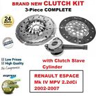 For Renault Espace Mk Iv Mpv 2.2Dci 2002-2007 Brand New 3-Pc Clutch Kit With Csc