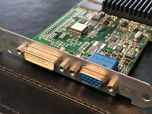 Genuine ATI Rage 128 Pro VGA+DVI AGP Graphics Card P/N 1026301301 - 109-63000-00 - Picture 1 of 8