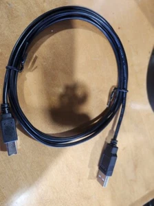 NEW USB 2.0 USB2.0 Black Cable Printer to Computer Cable 6ft USA NY  - Picture 1 of 2