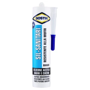 3167 Q.TA' 24 BOSTIK SIL-SANITARI RESISTENTE MUFFA 280 ML BIANCO - Foto 1 di 1