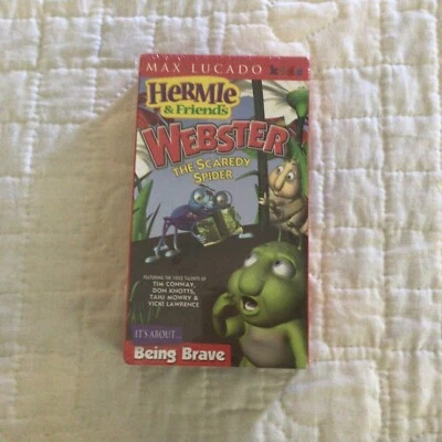 2004 Hermie and Friends "Webster The Scaredy Spider" Kid Show VHS Sealed See Pix - Image 1 of 4