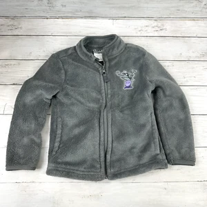 Disney NIGHTMARE BEFORE CHRISTMAS Fleece Jacket Gray SIZE 4 RIP - Picture 1 of 8