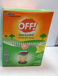 Off! Backyard Mosquito Lamp Repels 10' ft x 10'ft, Refillable, lasts up to 6 hrs - Picture 1 of 1