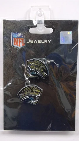 Jacksonville Jaguars dangley earrings! Brand new in the package! Cover