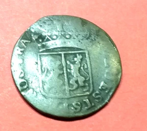 (pgasteelers1) Netherlands Gelderland 1766  Duit Copper coin KM#93 🌠 - Picture 1 of 4