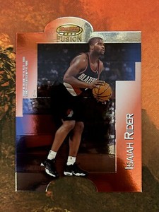 1999 Bowman’s Best Fusion Die-Cut Insert Isaiah Rider / Michael Finley #M18