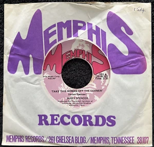 James Spencer – Take This Woman Off The Corner 7" US 1970 GETESTET SEHR GUTER ZUSTAND + VIDEO FUNK - Bild 1 von 6