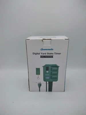 DEWENWILS Outdoor Power Stake Timer Wireless Remote Control 6ft Cord HOYS16D - Image 1 of 4