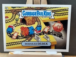 2003 Topps Garbage Pail Kids All-New Series 1 Card #8a Derailed Derek Sticker - Picture 1 of 2