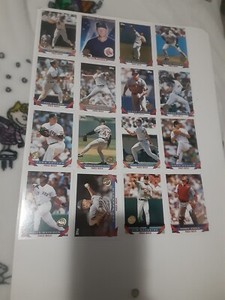 1993 Topps Boston Red Sox With Rockies Inaugural Gold Foil Logo On Card Team Set