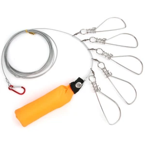 Reduce Twisting Stainless Fish Stringer Stainless Steel Fish Lock Lake Sea LS - Picture 1 of 11