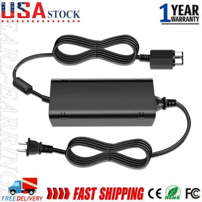 Fuente de alimentación con cable de alimentación, adaptador de cargador de CA para Microsoft Xbox 360S 12 voltios Foto 1 de 4